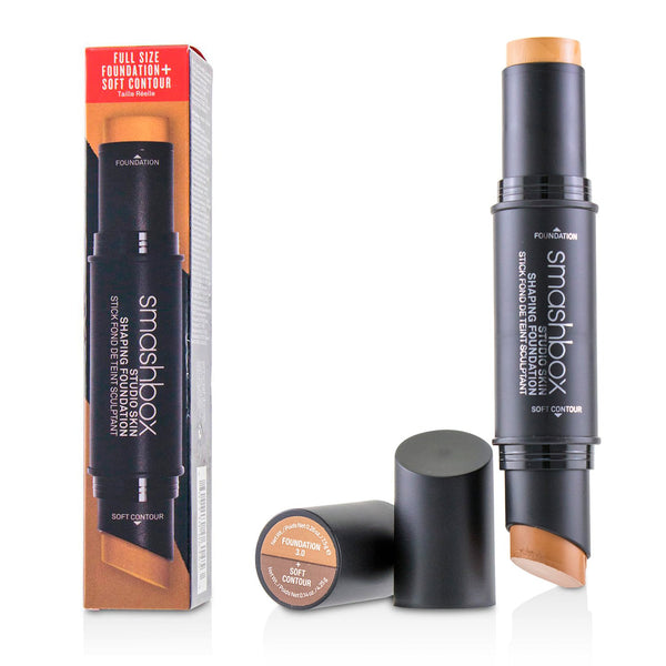 Smashbox Studio Skin Shaping Foundation + Soft Contour Stick - # 3.0 Warm Beige 