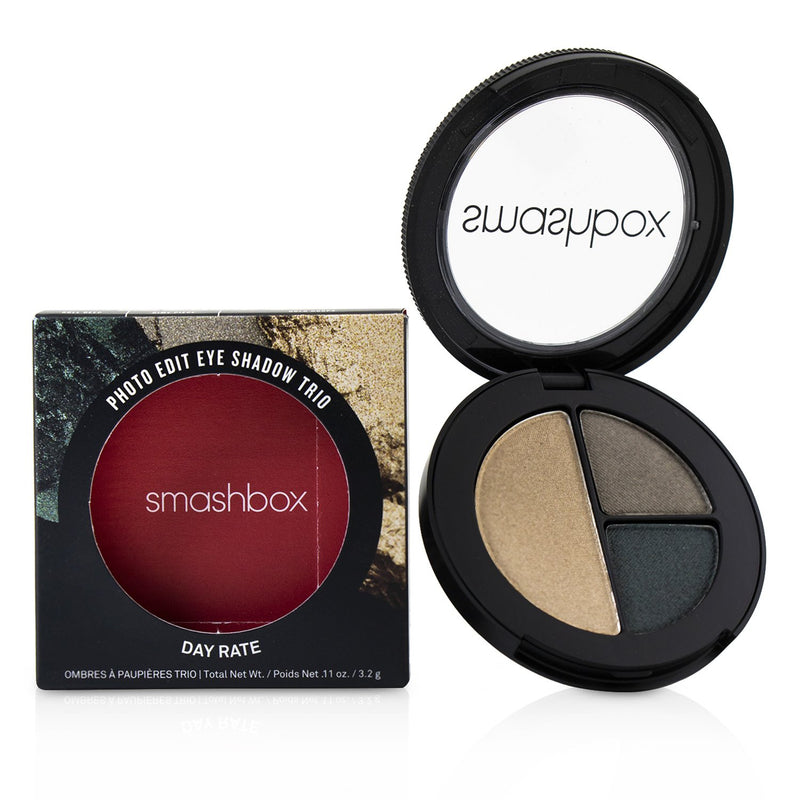 Smashbox Photo Edit Eye Shadow Trio - # Day Rate (Roll Deep, Dime Piece, Gold Hoops) 