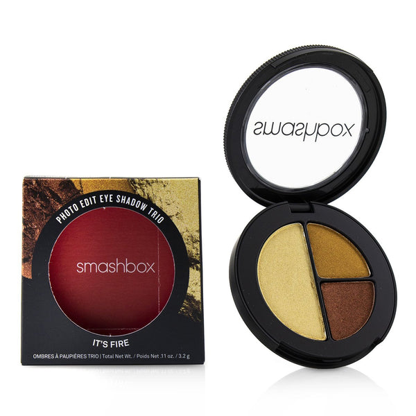 Smashbox Photo Edit Eye Shadow Trio - # It's Fire (Pushup Bronze, Sizzle Reel, Pixel Dust) 