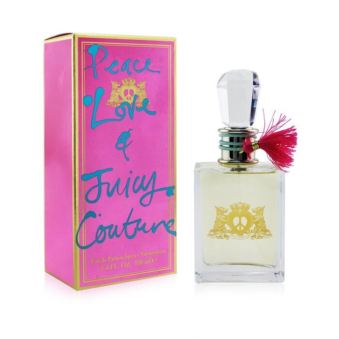 Juicy Couture Peace, Love & Juicy Couture Eau De Parfum Spray (New Packaging) 100ml/3.4oz