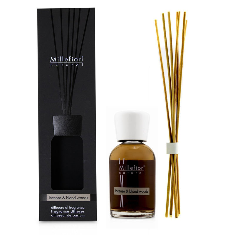 Millefiori Natural Fragrance Diffuser - Incense & Blond Woods 