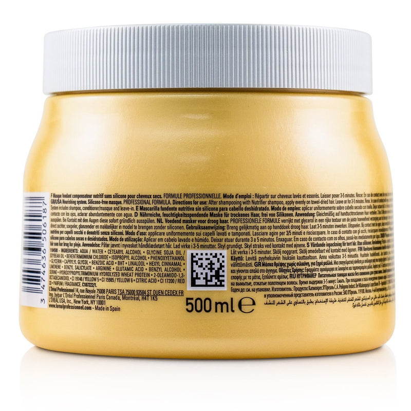 L'Oreal Professionnel Serie Expert - Nutrifier Glycerol Nourishing System Silicone-Free Masque  500ml/16.9oz