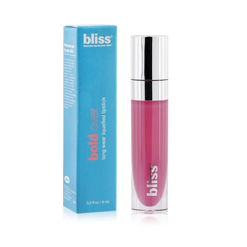 Bliss Bold Over Long Wear Liquefied Lipstick - # Read My Tulips 