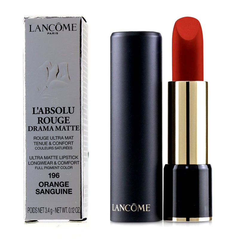 Lancome L'Absolu Rouge Drama Matte Lipstick - # 196 Orange Sanguine 