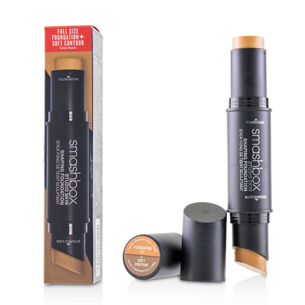 Smashbox Studio Skin Shaping Foundation + Soft Contour Stick - # 3.2 Cool Medium Beige 