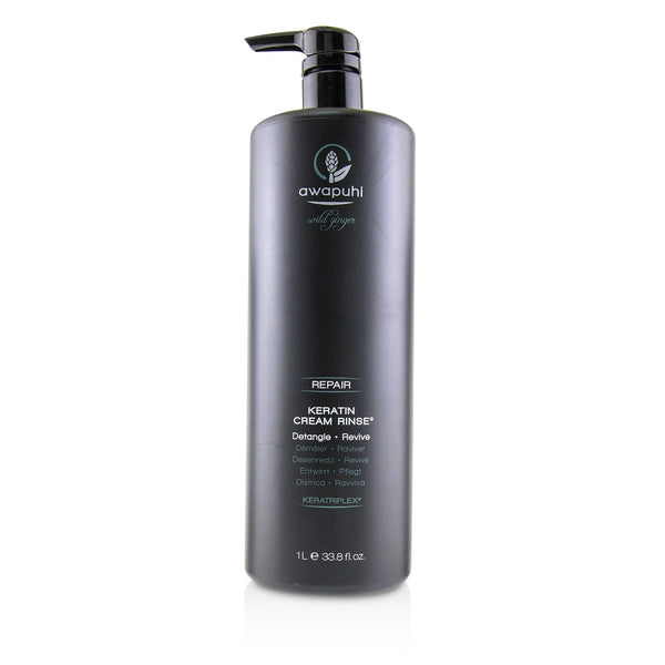 Paul Mitchell Awapuhi Wild Ginger Repair Keratin Cream Rinse (Detangle - Revive)  1000ml/33.8oz