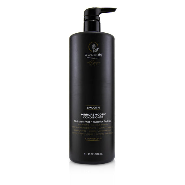 Paul Mitchell Awapuhi Wild Ginger Smooth Mirrorsmooth Conditioner (Eliminates Frizz - Superior Softness)  1000ml/33.8oz