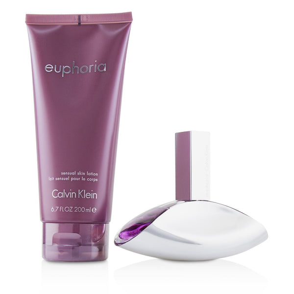 Calvin Klein Euphoria Coffret: Eau De Parfum Spray 50ml/1.7oz + Sensual Skin Lotion 200ml/6.7oz 