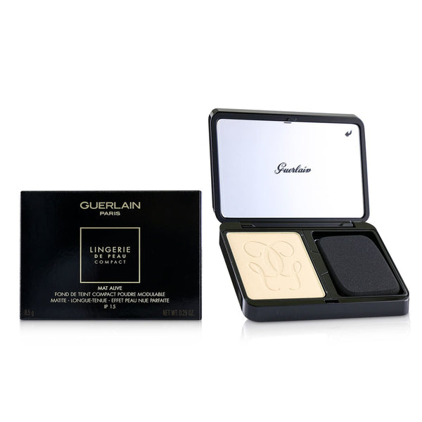 Guerlain Lingerie De Peau Mat Alive Buildable Compact Powder Foundation SPF 15 - # 01N Very Light 