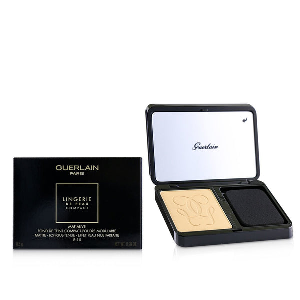 Guerlain Lingerie De Peau Mat Alive Buildable Compact Powder Foundation SPF 15 - # 04N Medium 