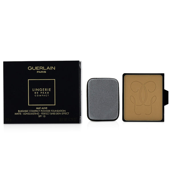 Guerlain Lingerie De Peau Mat Alive Buildable Compact Powder Foundation SPF 15 Refill - # 04N Medium 