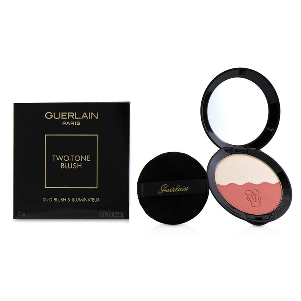 Guerlain Two Tone Blush (Blush & Highlighter) - # 03 Soft Coral  6.5g/0.22oz