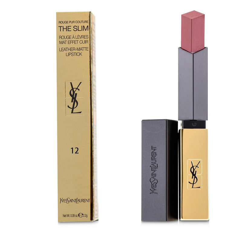 Yves Saint Laurent Rouge Pur Couture The Slim Leather Matte Lipstick - # 12 Un Incongru 
