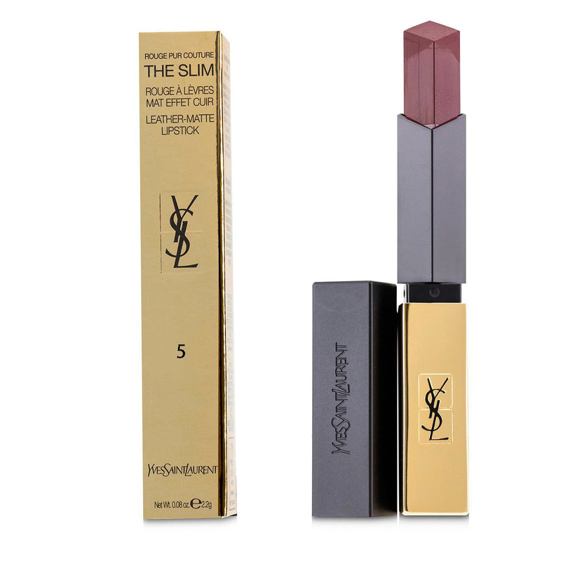 Yves Saint Laurent Rouge Pur Couture The Slim Leather Matte Lipstick - # 5 Peculiar Pink 
