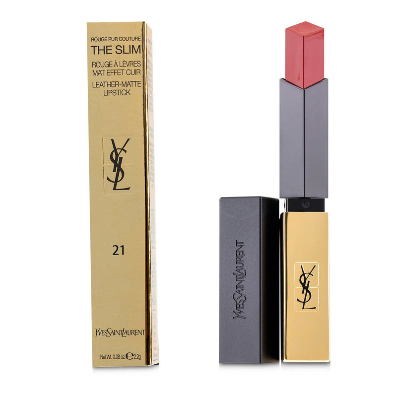 Yves Saint Laurent Rouge Pur Couture The Slim Leather Matte Lipstick - # 21 Rouge Paradoxe  2.2g/0.08oz