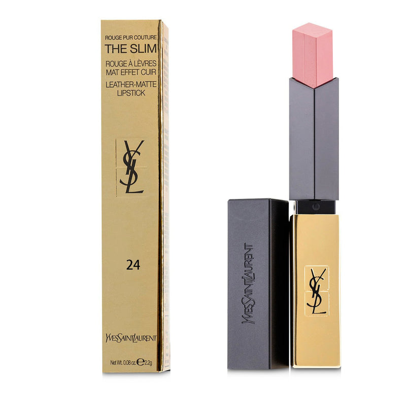 Yves Saint Laurent Rouge Pur Couture The Slim Leather Matte Lipstick - # 24 Rare Rose 