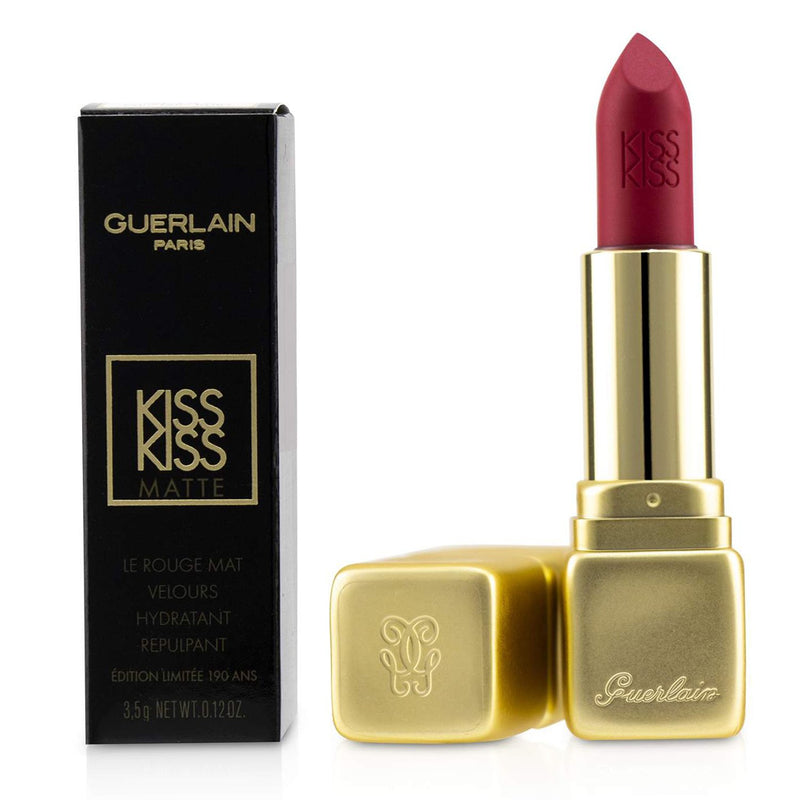 Guerlain KissKiss Matte Hydrating Matte Lip Colour - # M332 Electric Ruby (Limited Edition)  3.5g/0.12oz