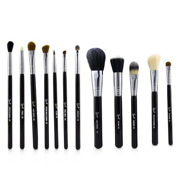 Sigma Beauty Essential Kit Professional Brush Collection - # Black  12pcs