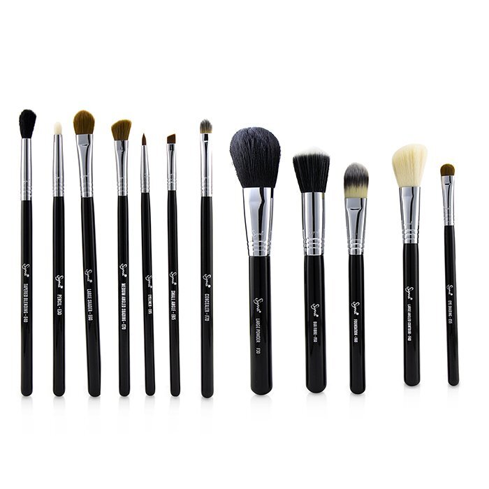 Sigma Beauty Essential Kit Professional Brush Collection - # Black 12pcs
