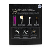 Sigma Beauty Essential Trio Brush Set - # Pink  3pcs+1 Tin