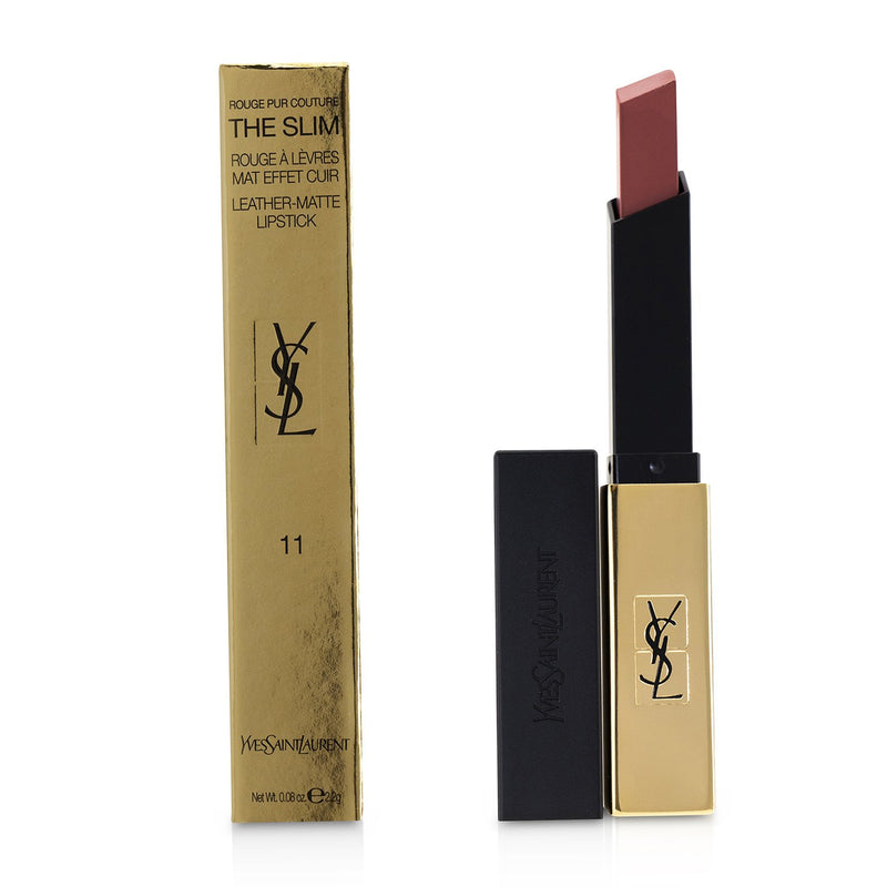 Yves Saint Laurent Rouge Pur Couture The Slim Leather Matte Lipstick - # 11 Ambiguous Beige 