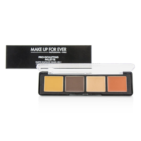 Make Up For Ever Pro Sculpting Palette 4 in 1 Face Contouring Palette - # 50 Dark  10g/0.32oz