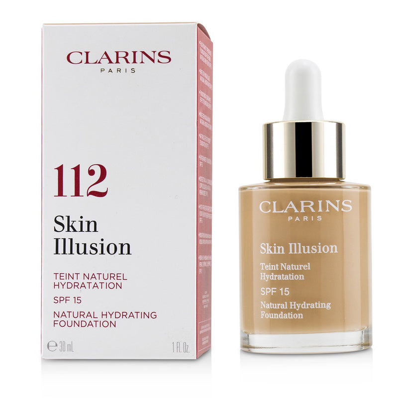 Clarins Skin Illusion Natural Hydrating Foundation SPF 15 # 112 Amber 