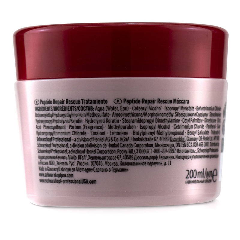 Schwarzkopf BC Bonacure Peptide Repair Rescue Treatment (For Fine to Normal Damaged Hair)  200ml/6.7oz