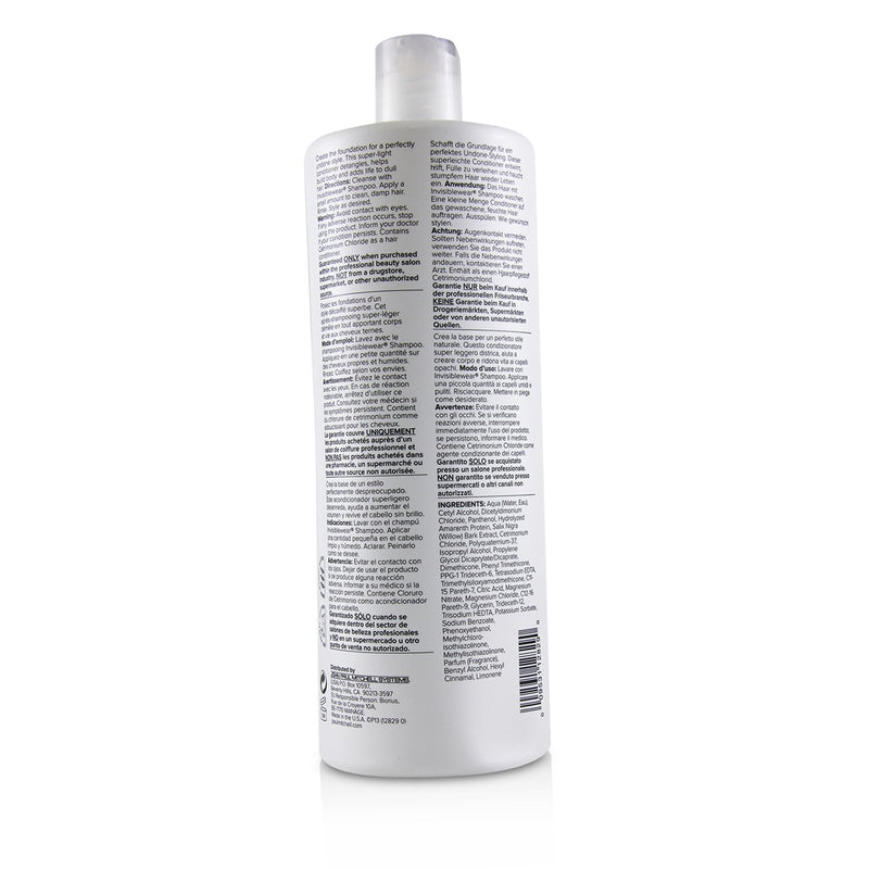 Paul Mitchell Invisiblewear Conditioner (Preps Texture - Builds Volume) 