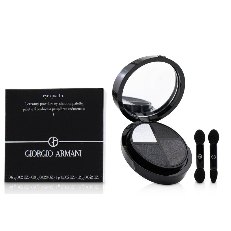 Giorgio Armani Eye Quattro 4 Creamy Powders Eyeshadow Palette - # 1 Notorious 