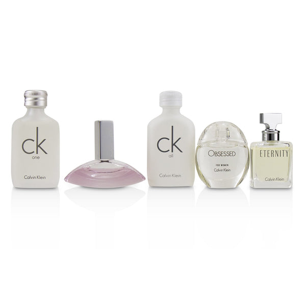 Calvin Klein Miniature Coffret: CK One EDT 10ml + Euphoria EDP 4ml + CK All EDT 10ml + Obsessed EDP 5ml + Eternity EDP 5ml 