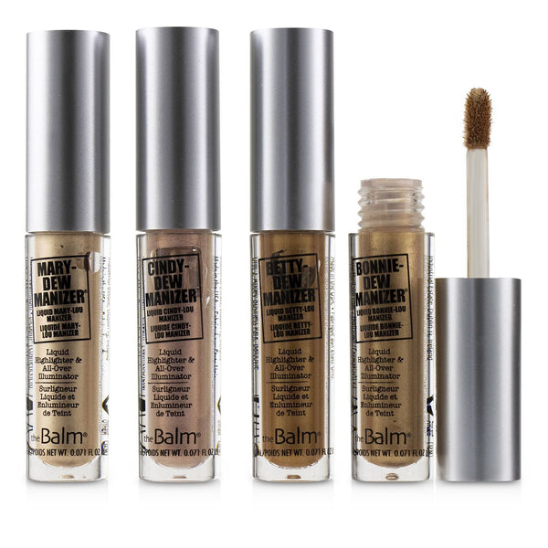 TheBalm The Dew Manizer's Quad (Liquid Highlighters) 