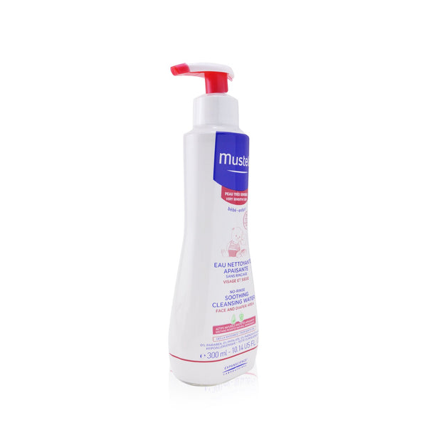 Mustela No Rinse Soothing Cleansing Water (Face & Diaper Area) - For Very Sensitive Skin 