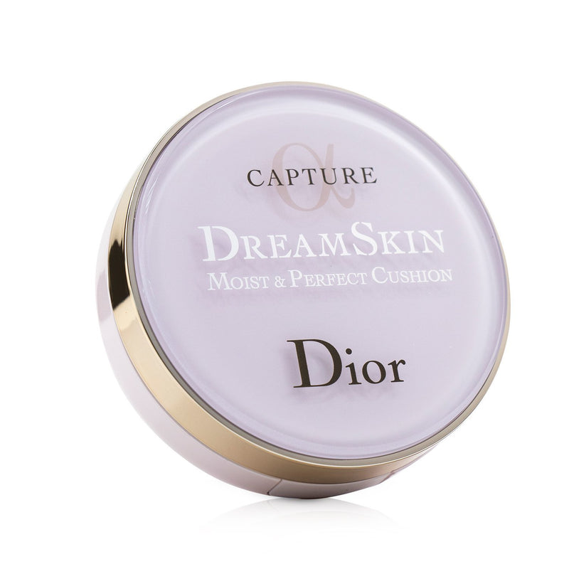 Christian Dior Capture Dreamskin Moist & Perfect Cushion SPF 50 With Extra Refill - # 010 (Ivory) 