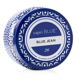 Capri Blue Printed Travel Tin Candle - Blue Jean 