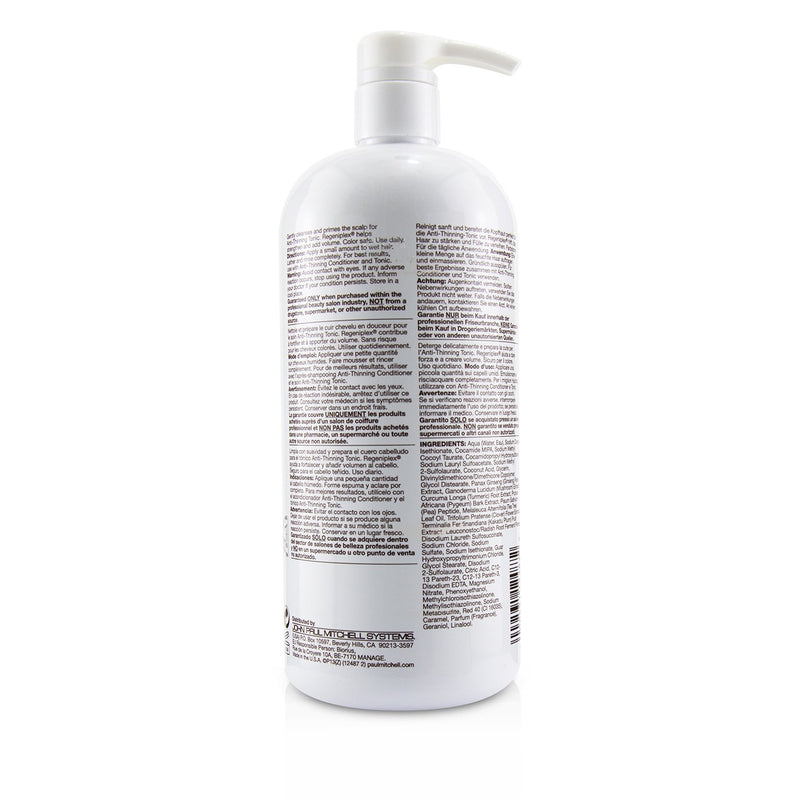 Paul Mitchell Tea Tree Scalp Care Anti-Thinning Shampoo (For Fuller, Stronger Hair)  1000ml/33.8oz