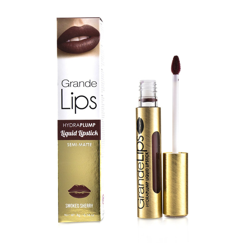Grande Cosmetics (GrandeLash) GrandeLIPS Plumping Liquid Lipstick (Semi Matte) - # Smoked Sherry 