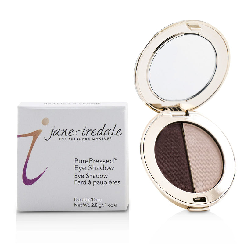 Jane Iredale PurePressed Duo Eye Shadow - Berries & Cream 
