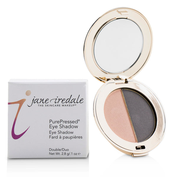 Jane Iredale PurePressed Duo Eye Shadow - Hush/Smokey Grey  2.8g/0.1oz