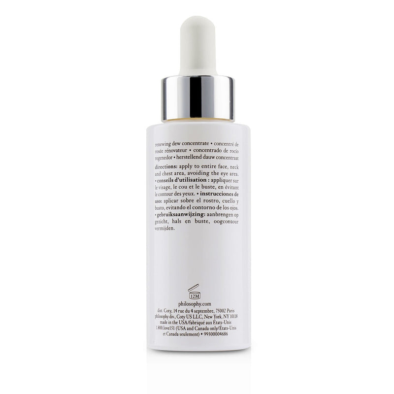 Philosophy Renewed Hope In A Jar Renewing Dew Concentrate - For Hydrating, Glow & Lines 