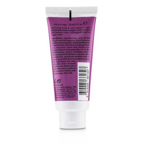 Philosophy Hands of Hope Nurturing Hand & Nail Cream - Berry & Sage 