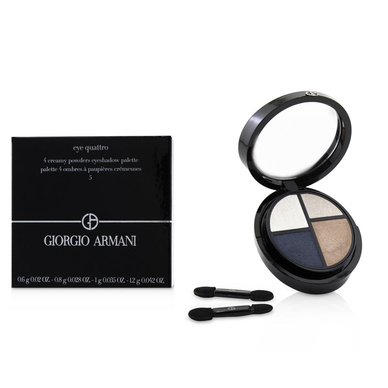 Giorgio Armani Eye Quattro 4 Creamy Powders Eyeshadow Palette - # 5 Paparazzi 