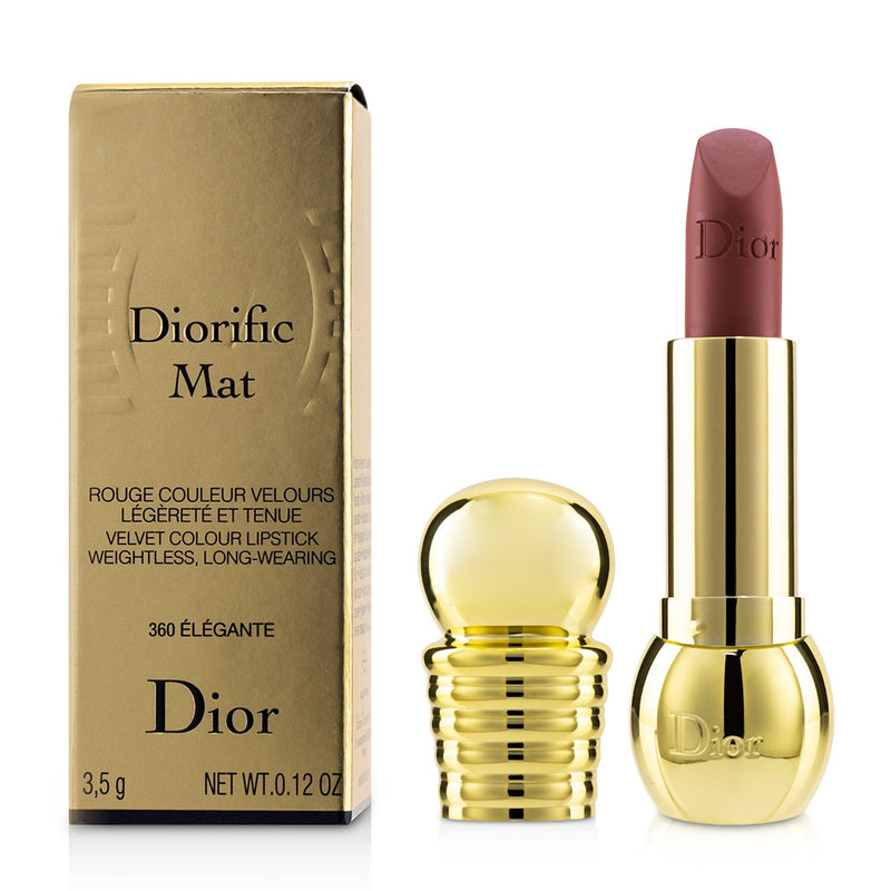Christian Dior Diorific Mat Velvet Colour Lipstick - # 360 Elegante 
