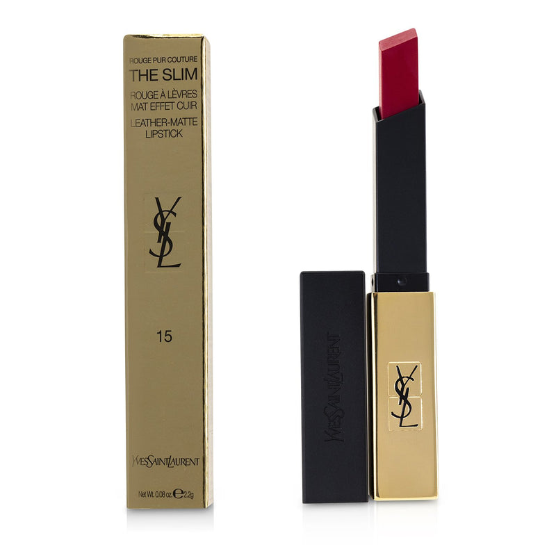 Yves Saint Laurent Rouge Pur Couture The Slim Leather Matte Lipstick - # 15 Fuchsia Atypique 