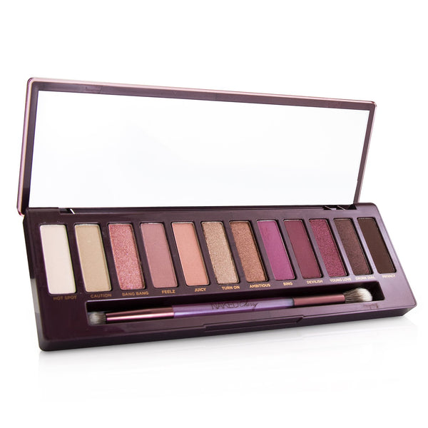 Urban Decay Naked Cherry Eyeshadow Palette: 12x Eyeshadow, 1x Double Ended Brush  12x1.1g/0.038oz