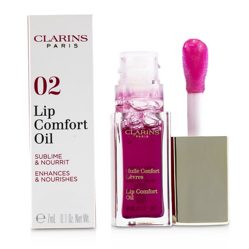 Clarins Lip Comfort Oil - # 02 Raspberry  7ml/0.1oz