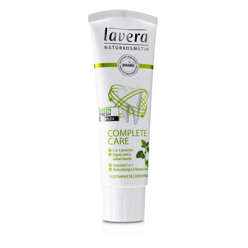 Lavera Toothpaste (Complete Care) - With Organic Mint & Sodium Fluoride 