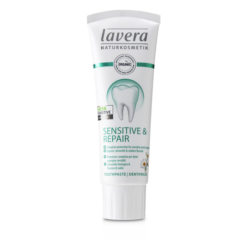 Lavera Toothpaste (Sensitive & Repair) - With Organic Camomile & Sodium Fluoride  75ml/2.5oz