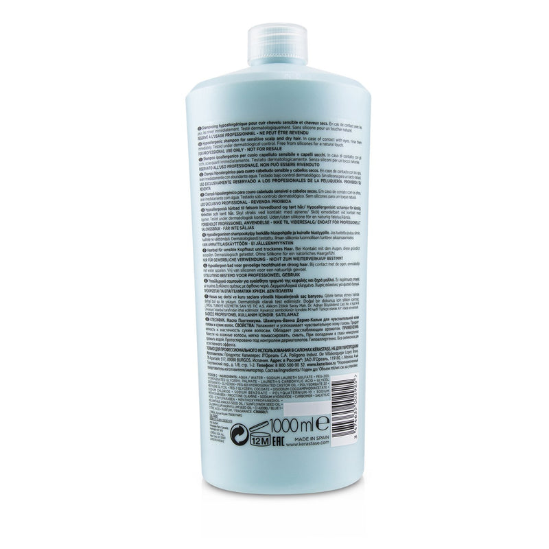 Kerastase Specifique Bain Riche Dermo-Calm Cleansing Soothing Shampoo (Sensitive Scalp, Dry Hair)  1000ml/34oz