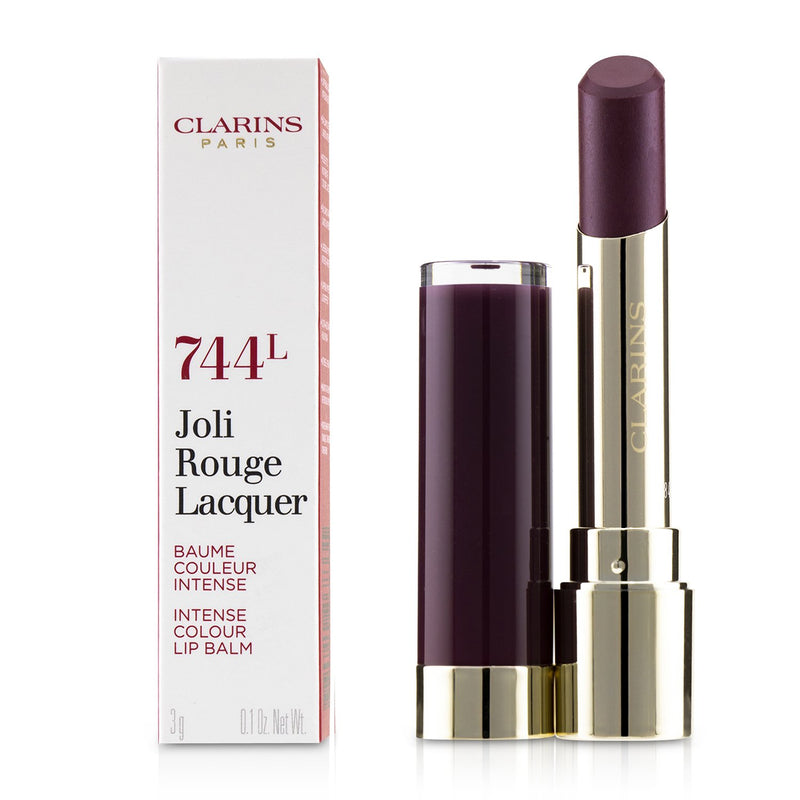 Clarins Joli Rouge Lacquer - # 744L Plum  3g/0.1oz